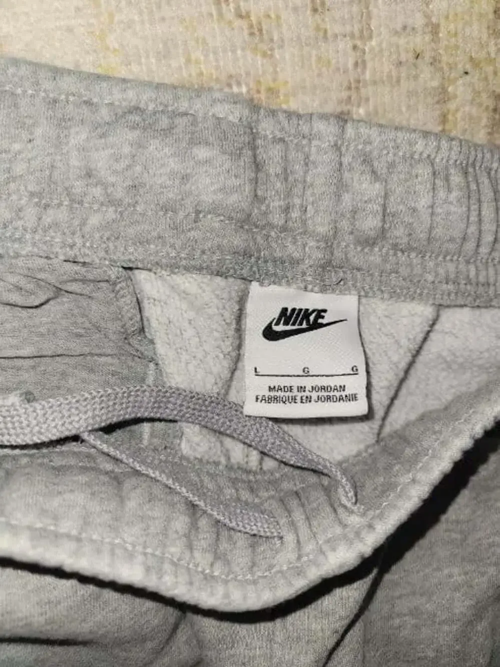 Nike Men's Fleece sweatpants sz Large BV2671 grey Casual gym joggers